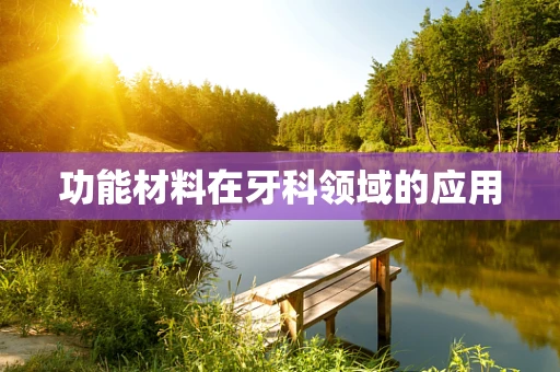 功能材料在牙科领域的应用