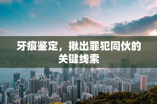 牙痕鉴定，揪出罪犯同伙的关键线索
