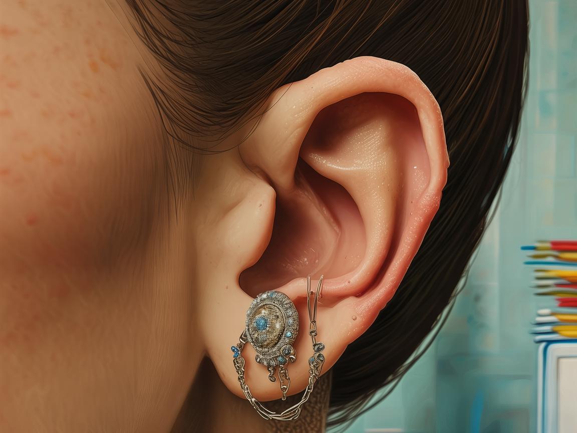 耳环佩戴不当对口腔健康的潜在威胁