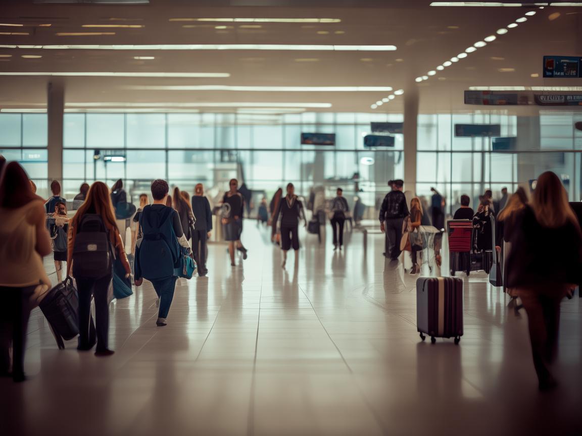 登机口前的牙路历程 登机口前的牙路历程