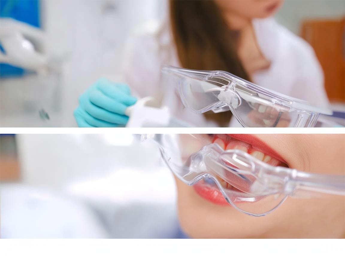 牙科诊疗中的防风镜小助手