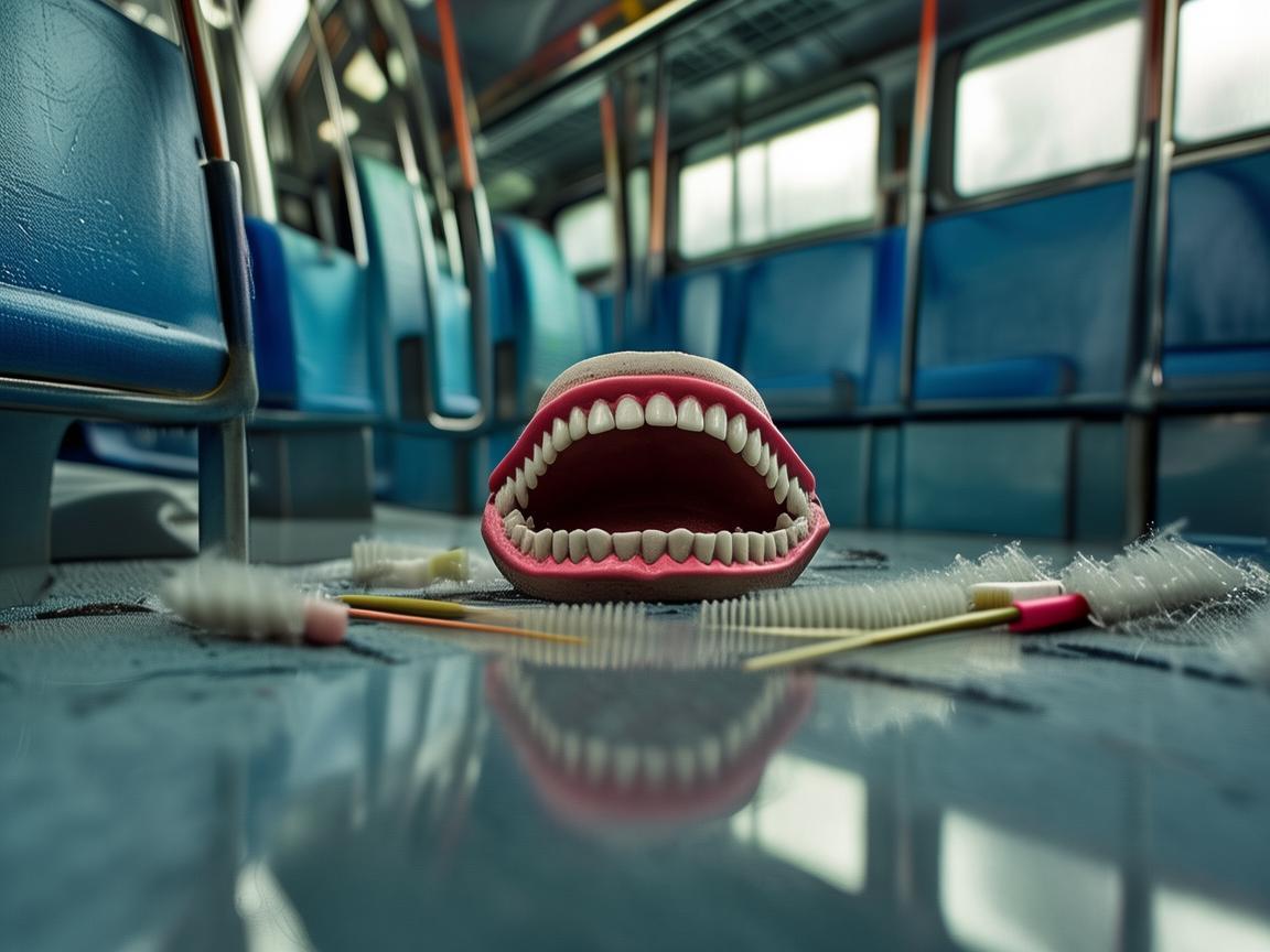 公交车车厢里的口腔危机