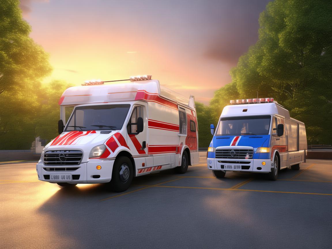 救护车与医疗车，口腔医疗保障的坚固防线