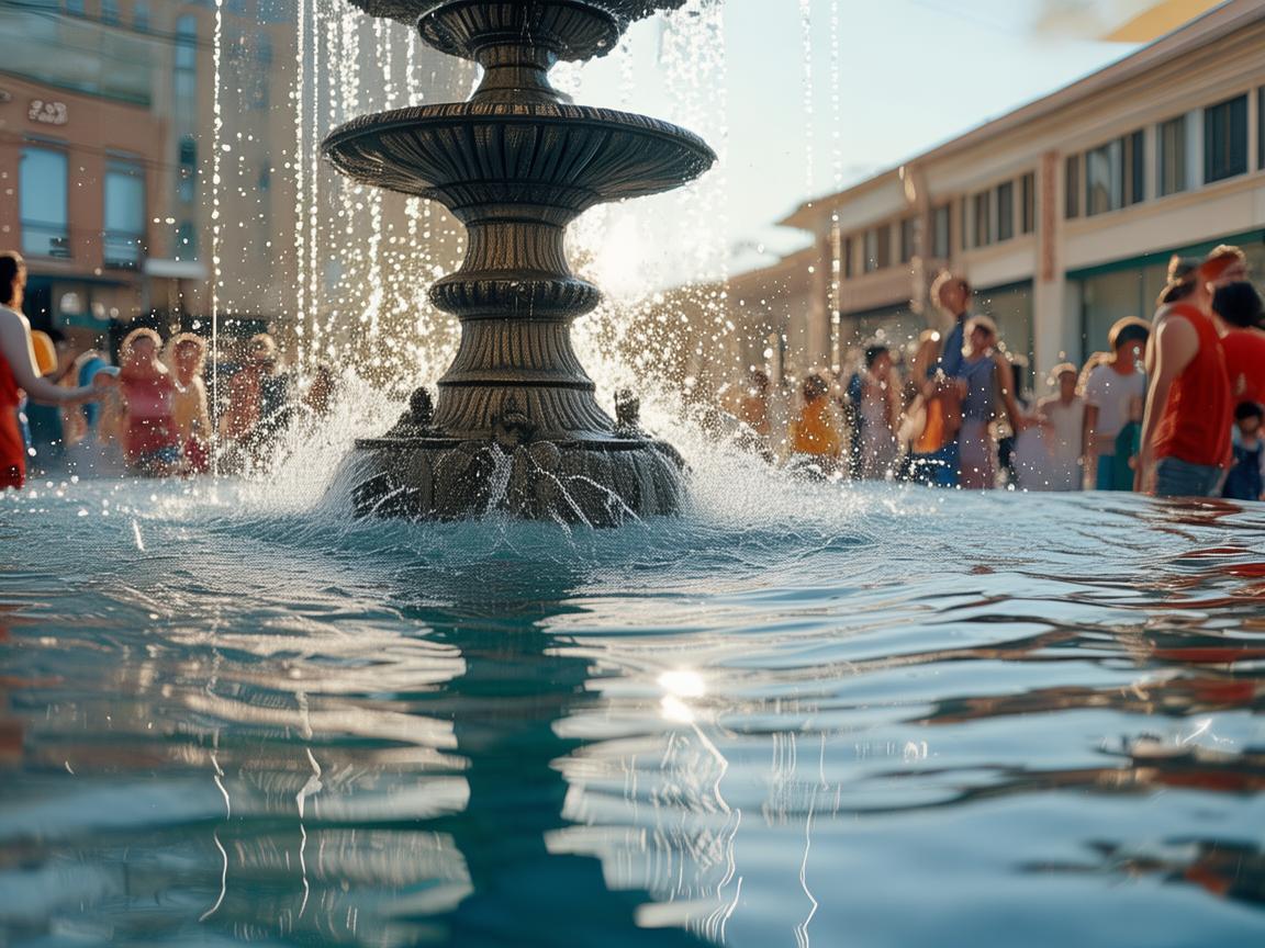 广场喷泉与口腔健康的奇妙关联