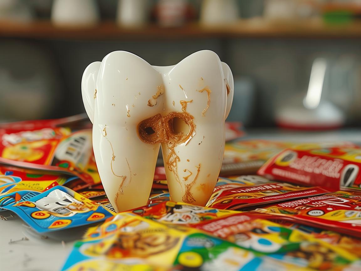 警惕！方便面调料包对牙齿的潜在威胁